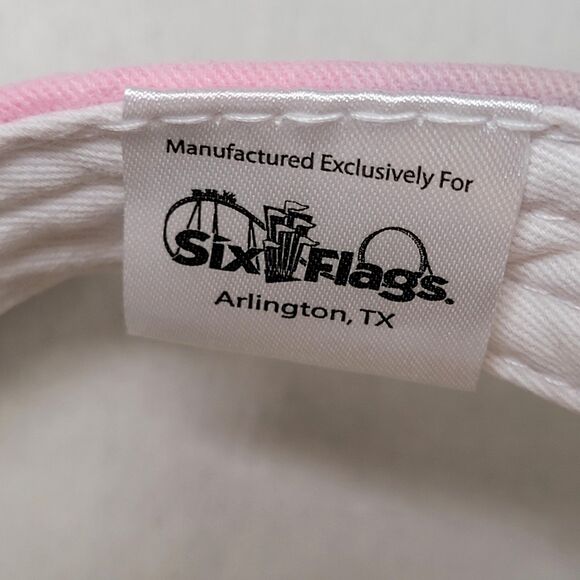 Six Flags Fiesta Texas Pastel Tie Dye Adjustable Visor - Picture 7 of 8